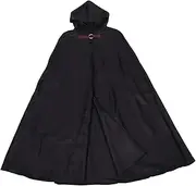 Gatuida Medieval Hooded Cloak for Men Scary Halloween Costume Versatile Vampire Cape for Roleplaying Stage Performances Comfortable Long Pirate with Unique Design