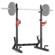 Adjustable Heavy Duty Squat Rack Barbell Bench Press Stand Fitness Workout