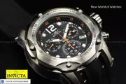 Invicta Men's SPEEDWAY TURBO SWISS Chronograph Black 51mm TACHYMETER Watch