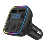 Car Charger FM Transmitter Adapter Bluetooth Radio MP3 Player Music Aux Audio