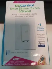 GoControl Dimmer Switch WD500Z5-1 Z-Wave Plus White