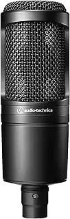 Audio Technica AT2020 Cardioid Condenser Microphone Side-Address (Black)