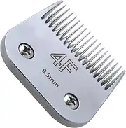 9.5mm Replacement Detachable Dog Clipper Blade, Size-4F for Wahl KM2, KM5, KM10, A5 Clippers