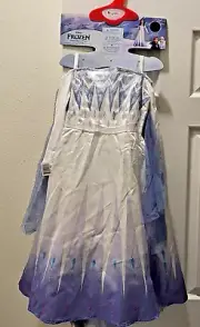 Disney Frozen Girl Halloween Glows in Dark Costume Sz 3-4 XS NEW, FAST SHIPPING