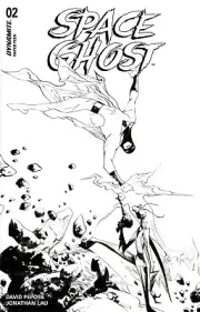 Space Ghost #2 cover N Jae Lee b&w line art 20 copy incentive variant Jan Jace