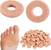 102 Pcs Callus Cushions for Bottom of Feet, Corn Remover Round Pads, Foot Callous Cushions for Women Men Foot Care, Adhesive Corn Patches for Foot Toes Blister Bunion Wart Pain Relief Prevention Pad
