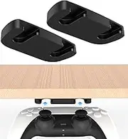 2 Pack Under Desk Controller Mount Compatible,Controller Table Stand for PS5 PS4,Controller Holder Table Organize and Desk Management,PS4 PS5 Controller Accessories