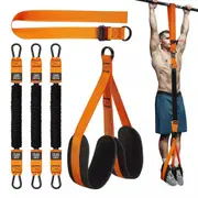 Heavy Duty Pull Up Assistance Bands Assisted Pull Up Bands Arm Training Set Orange