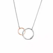 Clogau Welsh Gold Necklace Ripples Silver Choker Necklace 3SRPP0601