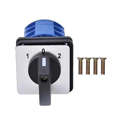 Tool Transfer Switch Rotary Three Phase Panel 1-0-2 3 Position 3 Needles