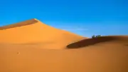 Landscape sahara sand nature blue sky Custom Gaming Mat Desk