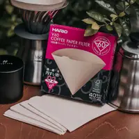 在飛比找松果購物優惠-HARIO V60濾紙40張盒裝-02 (1~4杯) 咖啡濾