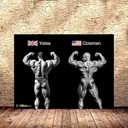 Dorian Yates Poster Muscle Man Bodybuilding Poster Workout Poster Home Gym Decor Exercise Motivational Quote Art Prints Inspirational Wall Art Gym Poster 0315332