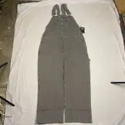 Dickies Men's Bib Overall 44Wx30L, Hickory Stripe NWT
