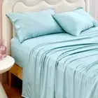MyHouse Riley Bamboo Cotton Sheet Set - Jade - Single