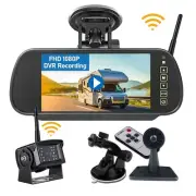 Wireless Digital 7"Monitor Reversing Camera For Truck Caravan 200m Working Range
