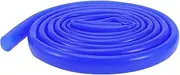 X AUTOHAUX 1 Pcs Silicone Vacuum Tubing Hose 15Ft 11/16" 18mm ID 2mm Thickness Automotive Vacuum Line High Temperature Blue 130PSI Max Pressure