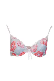 Sheer Ribbons Contour Bra--ELL-E72-328