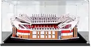 Acrylic Display Case for LEGO 10272 Creator Expert Old Trafford Manchester United Figure Storage Box Dust Proof Glue Free