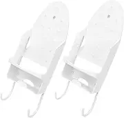 Zerodeko 2Pcs Wall Mount Ironing Board Hanger Ironing Board Holder Space Saving Storage Organizer for Electric Irons Accessories
