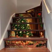 6x DIY Christmas Stair Riser Decal Vinyl Wall Tile Mural Staircase Sticker Decor