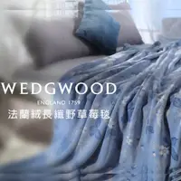 在飛比找Viva TV優惠-英國WEDGWOOD野草莓超細纖維印花毛毯