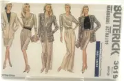 Rare Butterick Today's Wardrobe Pattern #3019 - Jacket, Top, Skirt & Belt