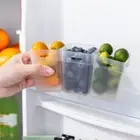 2pcs Stackable Refrigerator Storage Box Fridge Storage Bin Kitchen Organizer