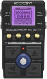 ZOOM MultiStomp Pedal MS-80IR+ for Electric Guitars Brand New