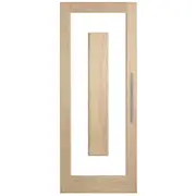 Corinthian White Oak Lumina Translucent Glass External Door ALUM1TR - 920mm x 2040mm x 40mm