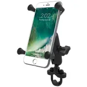 RAM-B-149ZA-UN10-KT U-Bolt Bike Mount & X-Grip IV Large Phone & SatNav Holder
