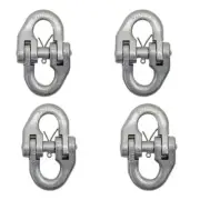 4 Pc Marine Stainless Steel 1/4" Hammerlock Link Chain Connect Link 2200 Lbs WLL
