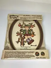 Vintage Hummel Stitchery Kit ~ Boy in Apple Tree ~ Embroidery ~1978 ~ Sealed