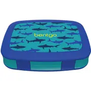 Bentgo Kids 22cm Print Leak-Proof Bento Lunch Box w/Compartment Container Sharks