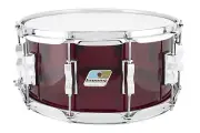 Ludwig Vistalite Red 6.5x14" Zep Bonham Bowtie Lug Snare Drum NEW | Auth Dealer