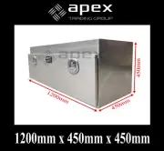 BRAND NEW TOOLBOX FLAT ALUMINIUM TOOL BOX - TRUCK UNDERTRAY STORAGE - 150063FPL