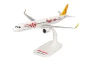 Herpa 614320 Pegasus Airlines A321-200 TC-RDP Desk Top Model 1/200 AV Airplane