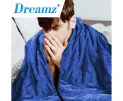 Dreamz 9KG Anti Anxiety Weighted Blanket Gravity Blankets Blue Colour