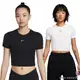 Nike 女裝 短袖上衣 短版 合身 黑/白【運動世界】FB2874-010/FB2874-100
