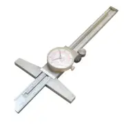 6 Inch/150mm Metric Dual Reading Dial Caliper Stainless Steel Measurement Tool