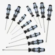 Wera 347903 Stainless Steel Slotted/Phillips/Square Screwdriver Set
