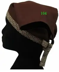 在飛比找Yahoo!奇摩拍賣優惠-A319-121314日式頭巾 廚師高帽 藤蔓頭巾 海盜頭巾