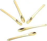 FRCOLOR Sets Mini Cosmetics Spatula Makeup Scoop for Men Zinc Alloy Easy to Use Control Dosage for Travel