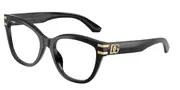 Dolce & Gabbana DG3418 501 Women’s Glasses Black Size 53 - Private Health Rebate - Blue Light Block Available