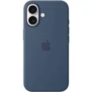 Apple iPhone 16 Silicone Case with MagSafe - Denim**