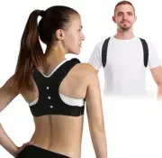 Back Posture Corrector for Women and Men, Back Brace, Adjustable and Breathable