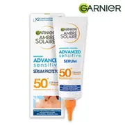 Garnier ambre solaire advanced sensitive serum protector 50 + 125ml