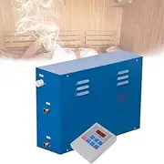 Sauna Shower Steam Generator, 9KW Steam Bath Generator with Digital Controller, 35-55 ℃ for 9m³ Room, Automatically Drain, Rapid Heating for Home SPA 6KW