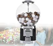 Capsules Vending Machine, Candy Gumball Vending Machine, Toy Balls Dispenser for 22-32mm Gadgets, Coin Operated Round Capsules Bouncy Ball Dispenser for Game Retail Stores,Black