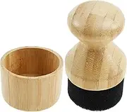 Cutting Board Oil Wax Applicator with Lid, Versatile Mineral Oil Wax Applicator for Wood Cutting Boards Wooden Spatula